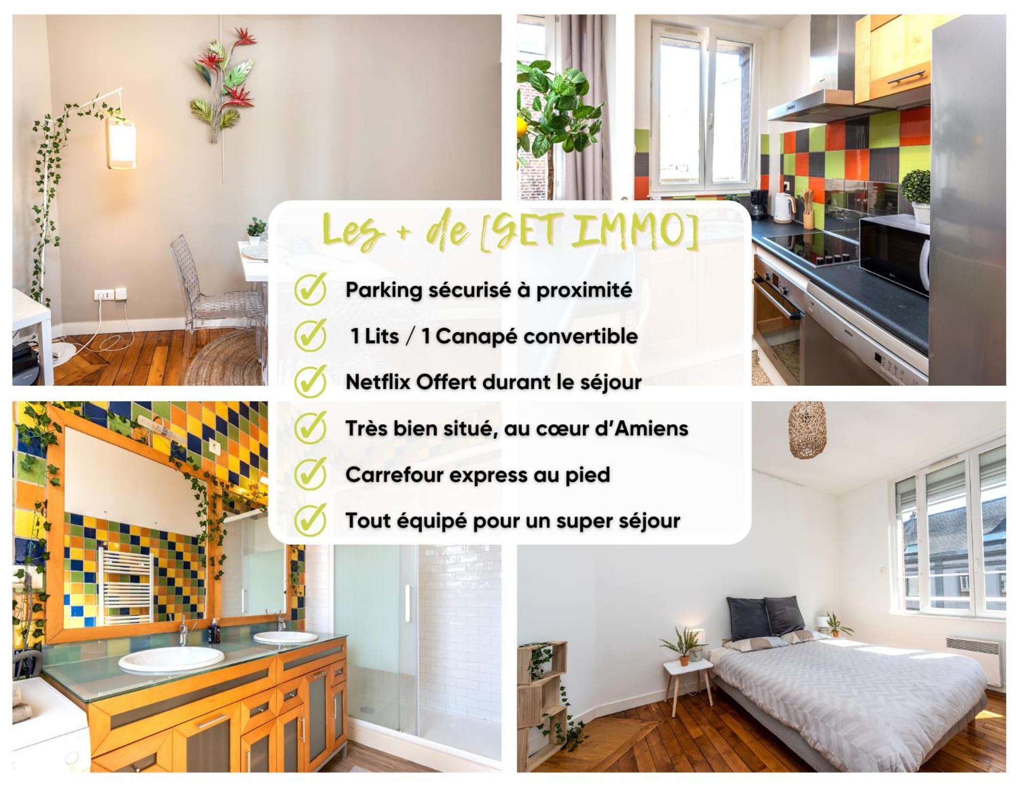 Le Jacobin / 1 Chambre - Netflix - Hyper Centre Amiens Esterno foto